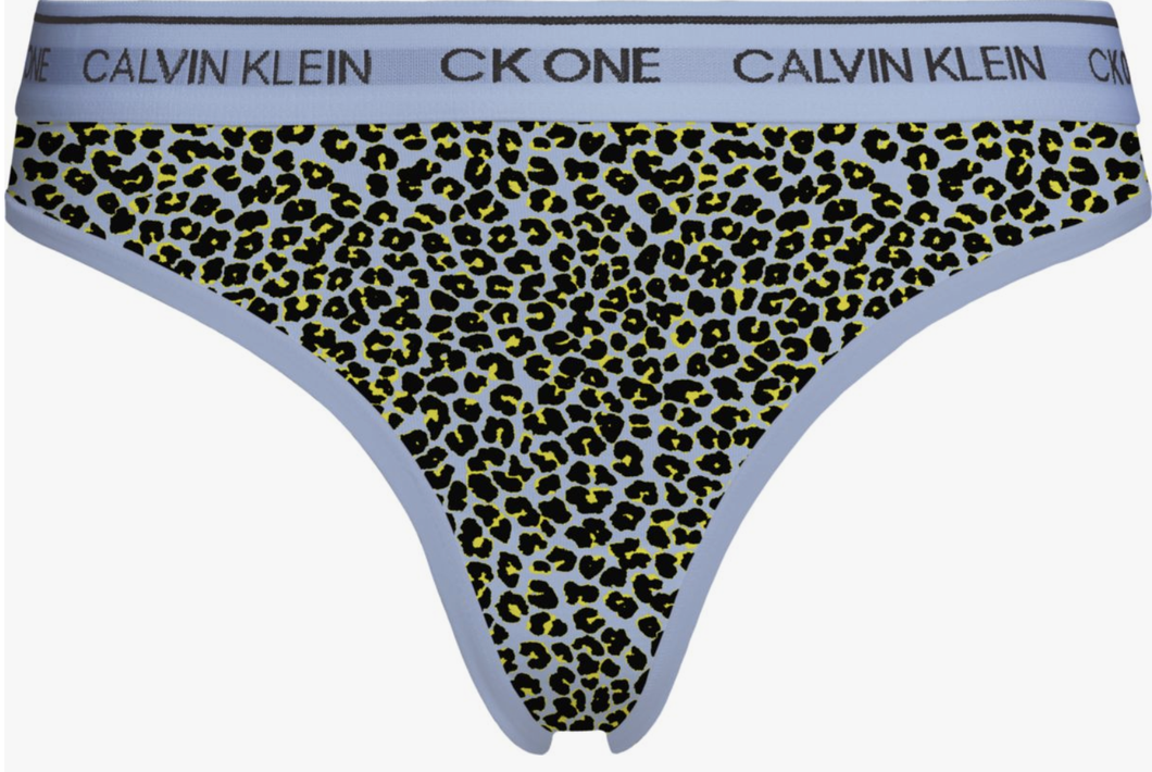 Calvin Klein | CK One Thong | River Cheetah