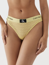 Load image into Gallery viewer, Calvin Klein | CK96 Lace Thong | Celery Green
