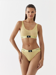 Calvin Klein | CK96 Unlined Bralette | Celery Green