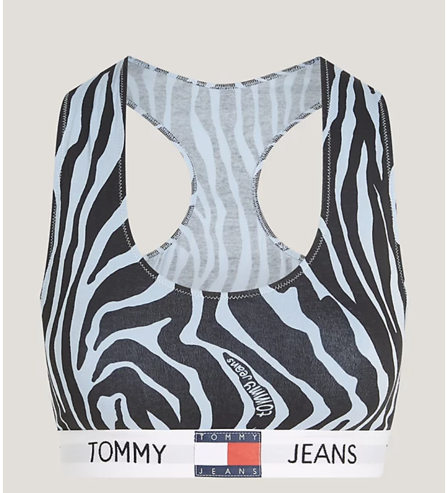 Tommy Hilfiger | Heritage Unlined Bralette | Zebra