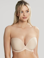 Cleo | Faith Strapless | Latte