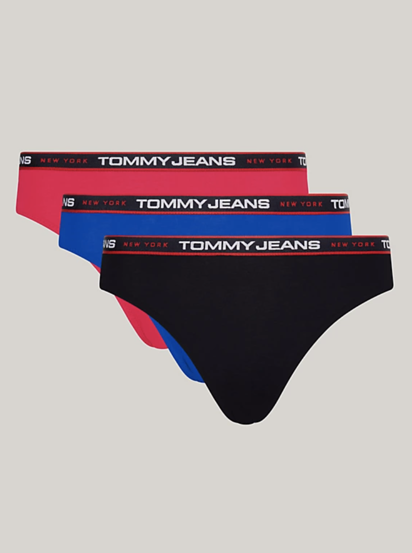 Tommy Hilfiger | 3 Pack Bikini Briefs | Pink / Ultra Blue