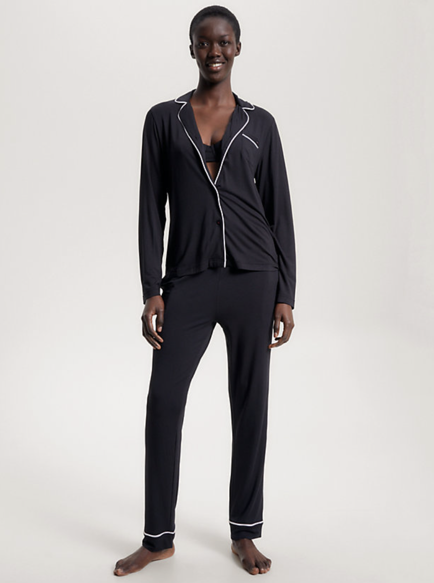 Tommy Hilfiger | Global Stripe Pyjama | Black