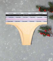 Calvin Klein | 3 pack Brazilian | Black Peach Mauve