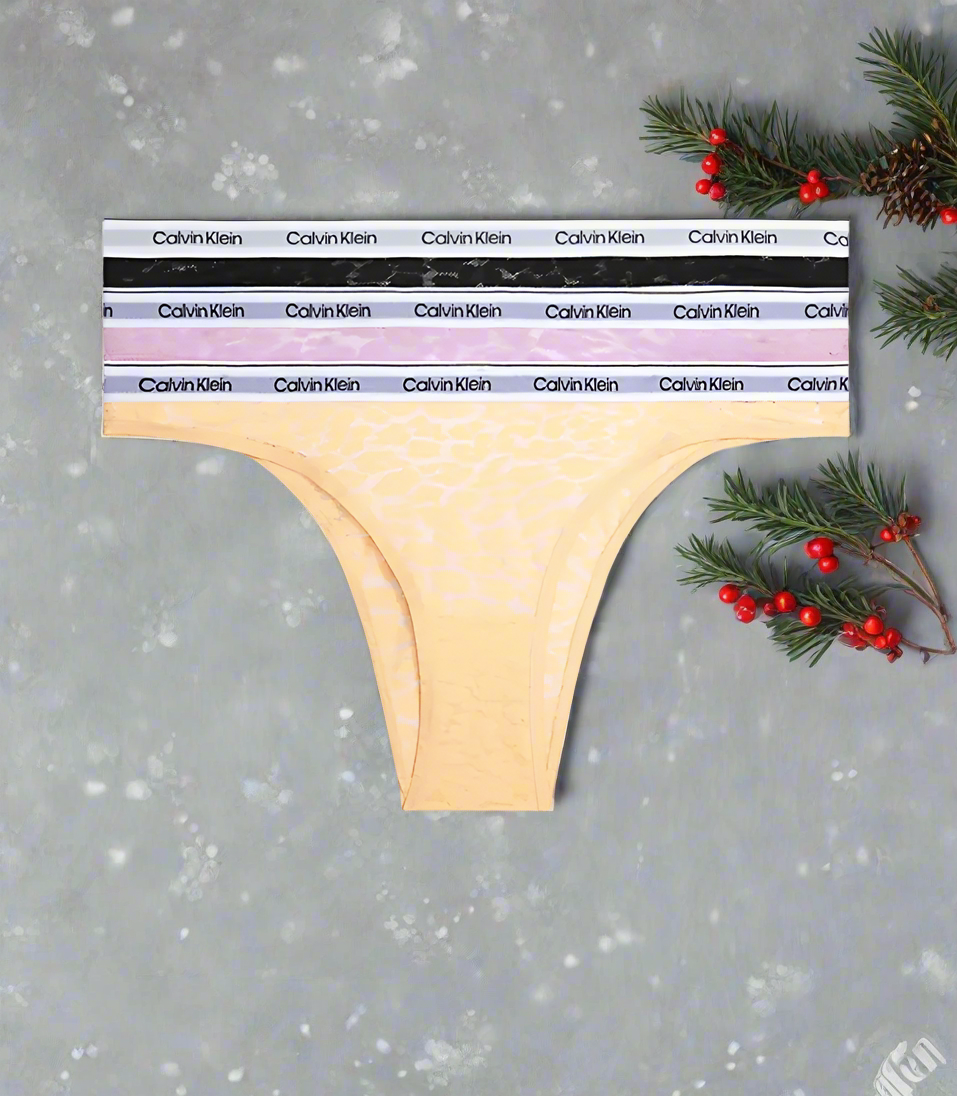 Calvin Klein | 3 pack Brazilian | Black Peach Mauve