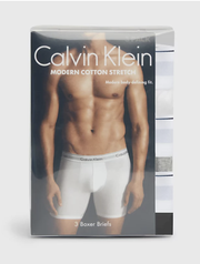 Calvin Klein | Modern Cotton 3 Pack Boxer Briefs | BWG