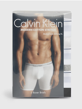 Load image into Gallery viewer, Calvin Klein | Modern Cotton 3 Pack Boxer Briefs | BWG
