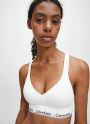 Calvin Klein | Modern Cotton Moulded Bralette | White