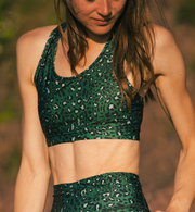 West 79 | Sports Bra | Green Leopard