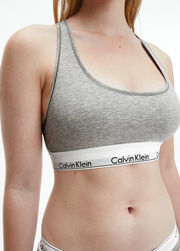 Calvin Klein | Modern Cotton Unlined Bralette | Grey