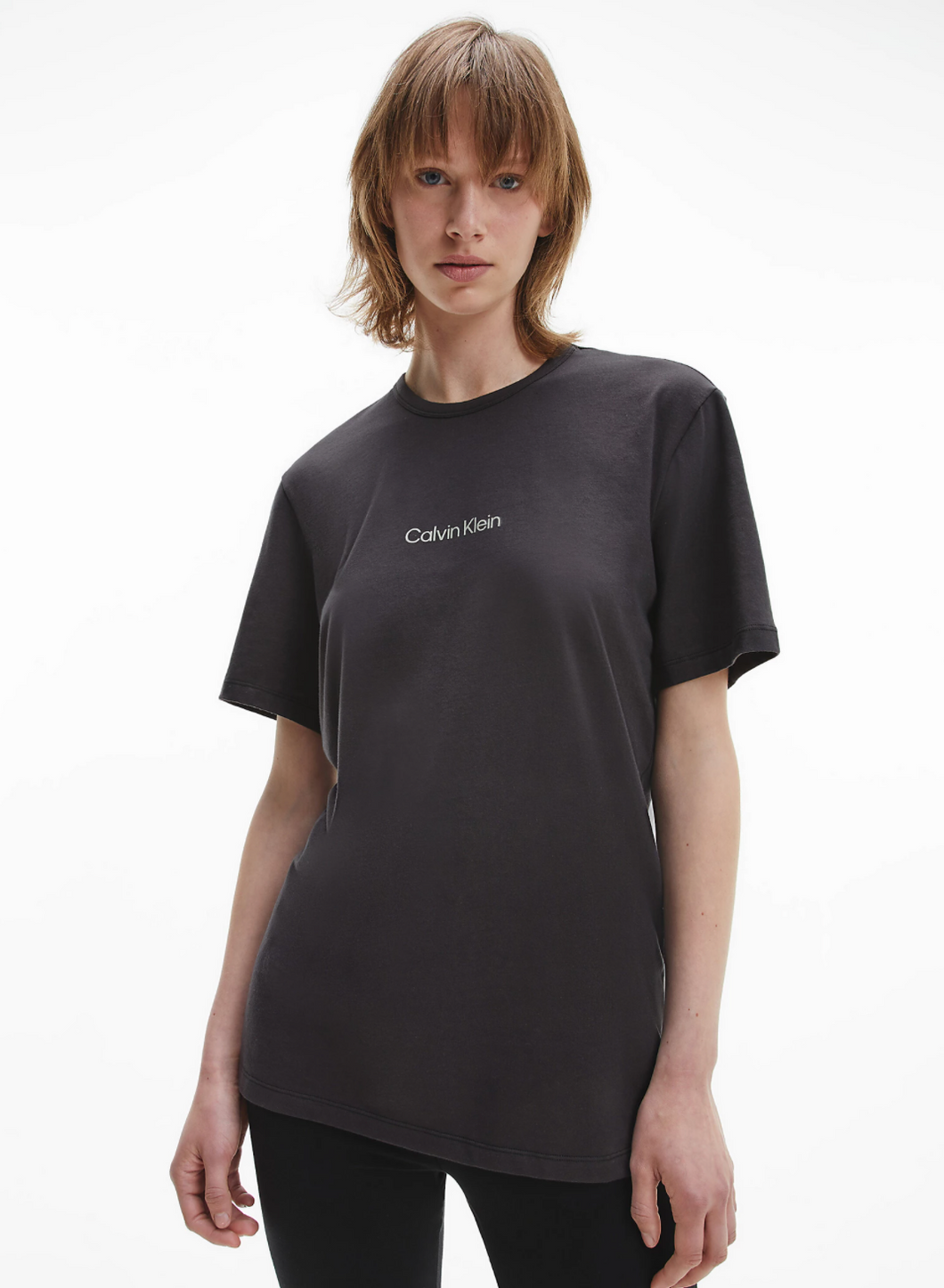Calvin Klein | Modern Structure Cotton T Shirt | Black