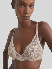 Tommy Hilfiger | Lace Triangle Bralette | Misty Blush