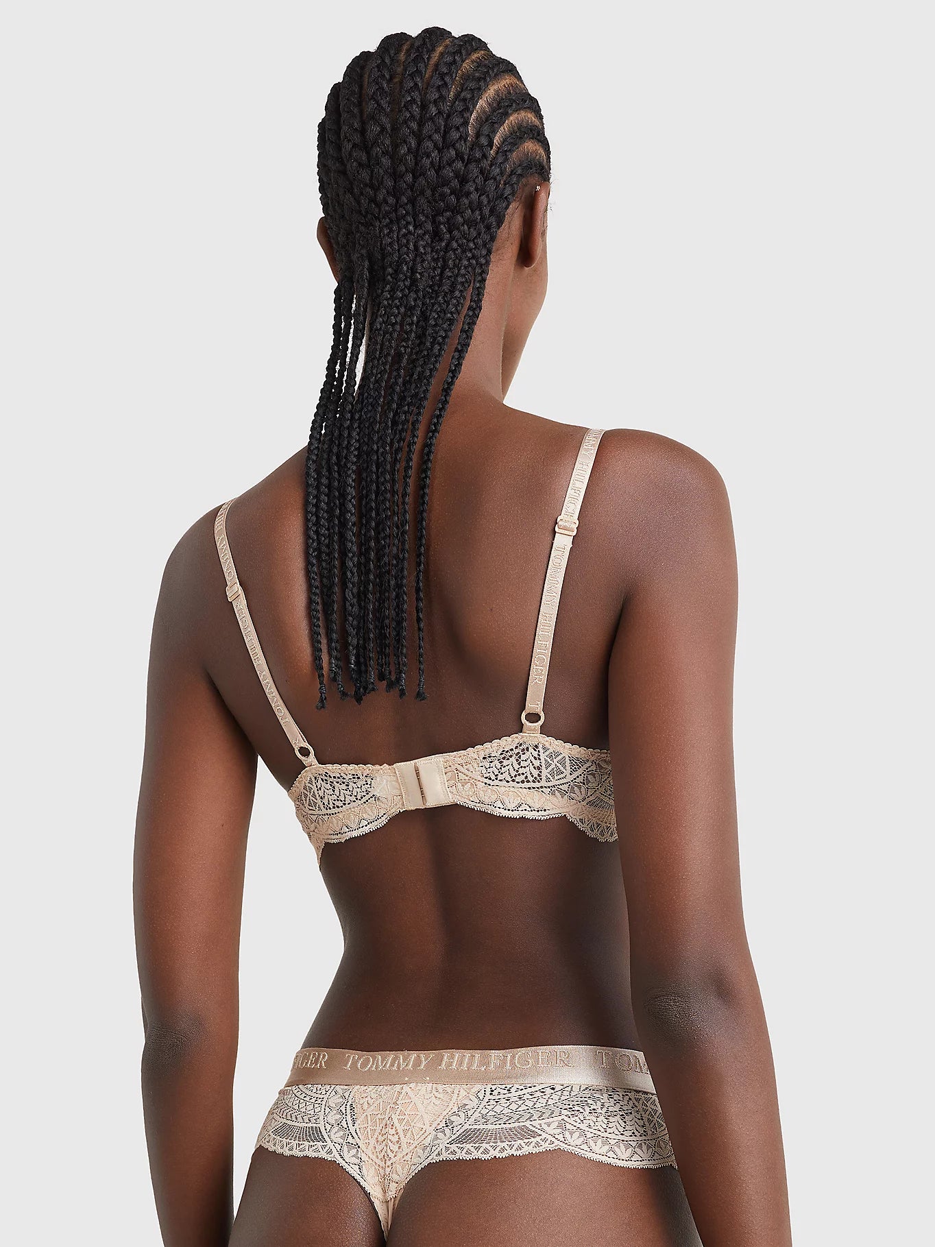 Tommy Hilfiger | Lace Triangle Bralette | Misty Blush