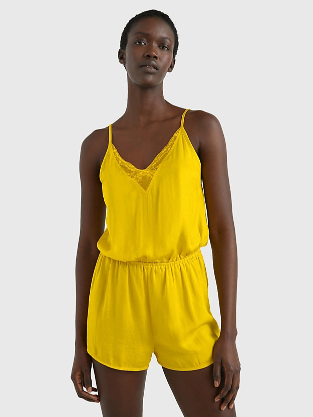 Tommy Hilfiger | Lounge Playsuit | Vivid Yellow