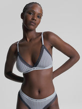 Load image into Gallery viewer, Tommy Hilfiger | Triangle Bralette | Nola Stripe Blue
