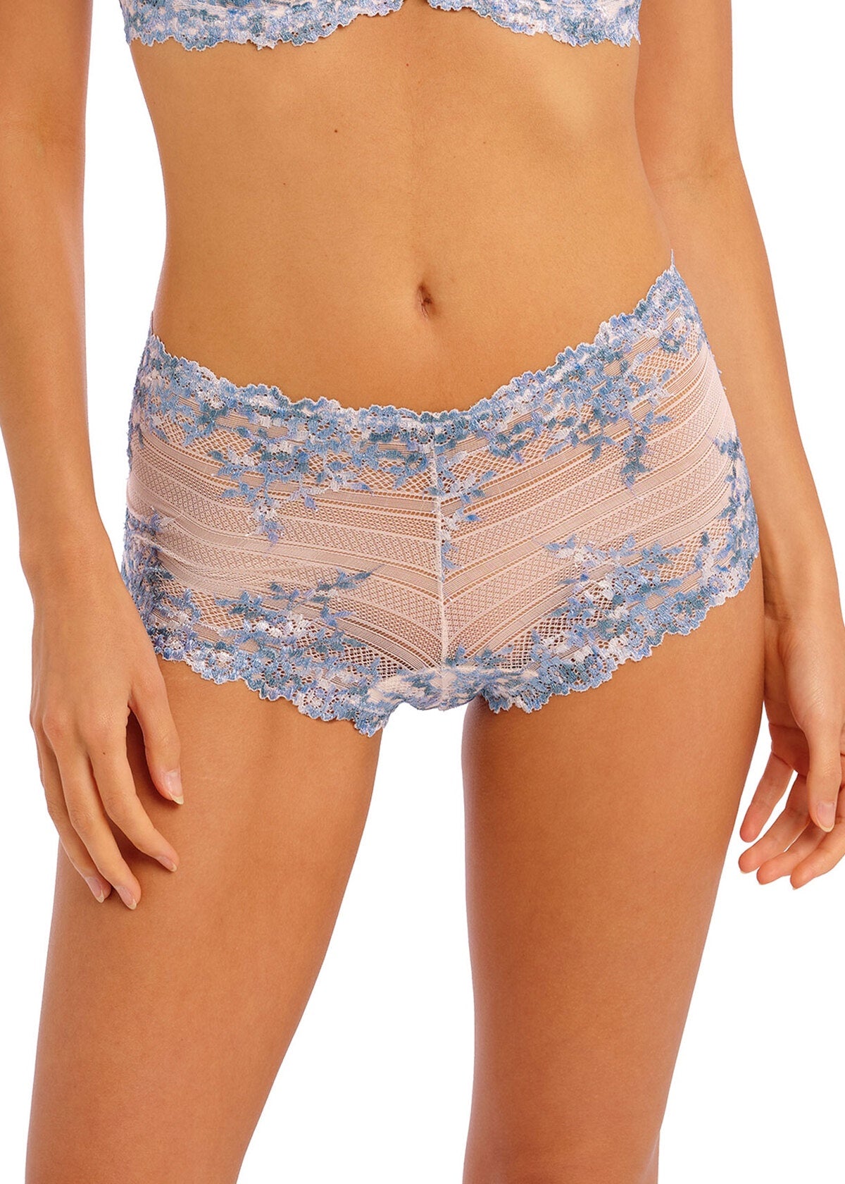 Wacoal | Embrace Lace Short | Pastel Blue