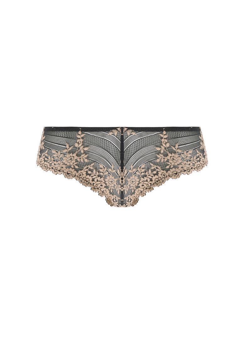 Wacoal | Embrace Lace Tanga | Ebony