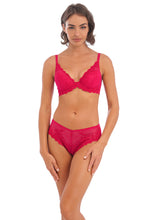 Load image into Gallery viewer, Wacoal | Embrace Lace Plunge | Persian Red
