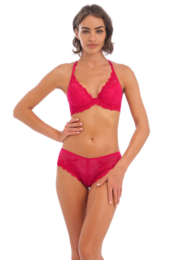 Wacoal | Embrace Lace Plunge | Persian Red