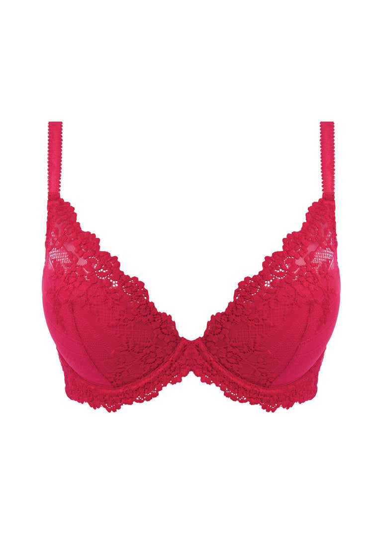 Wacoal | Embrace Lace Plunge | Persian Red