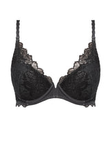 Load image into Gallery viewer, Wacoal | Lace Perfection Plunge Push Up Bra | Charcoal
