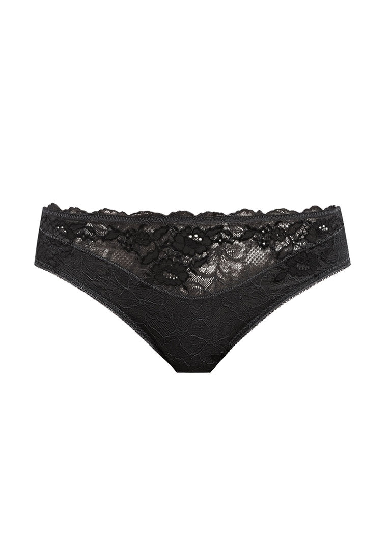 Wacoal | Lace Perfection Brief | Charcoal