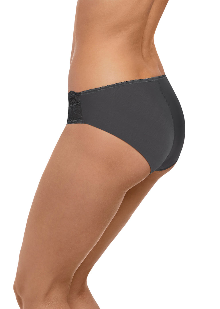 Wacoal | Lace Perfection Brief | Charcoal