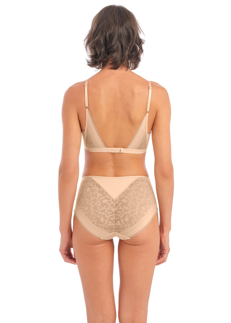Wacoal | Gloire Mid Raise Brief | Macaroon