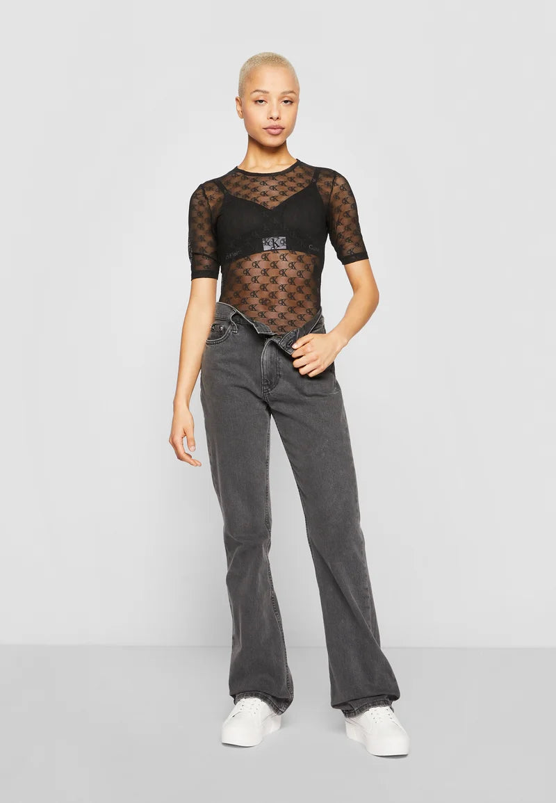 Calvin Klein | Ck96 Lace Bodysuit | Black
