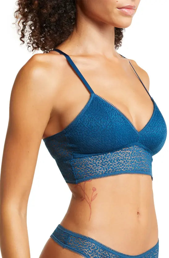 DKNY | Modern Lace Racerback Bralette | Poseidon