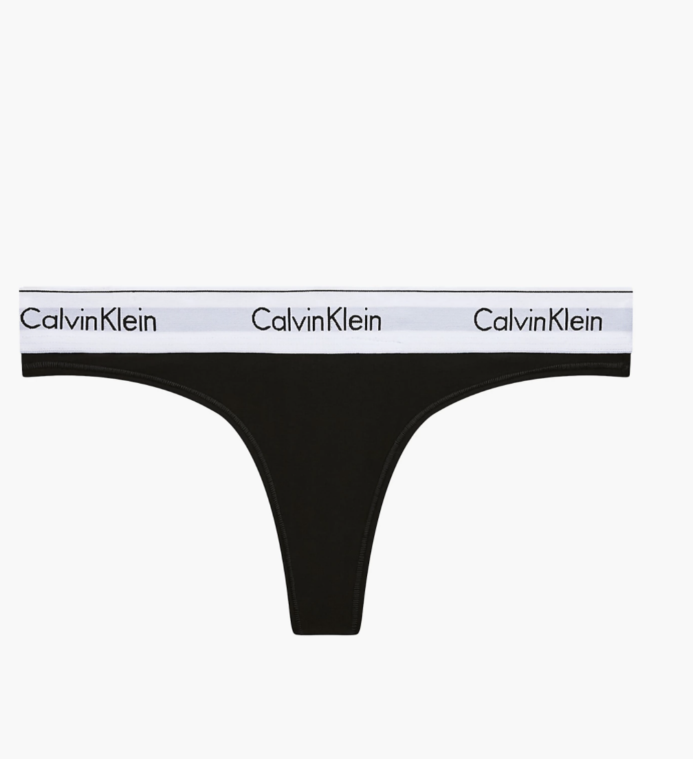 Calvin Klein | Modern Cotton Thong | Black