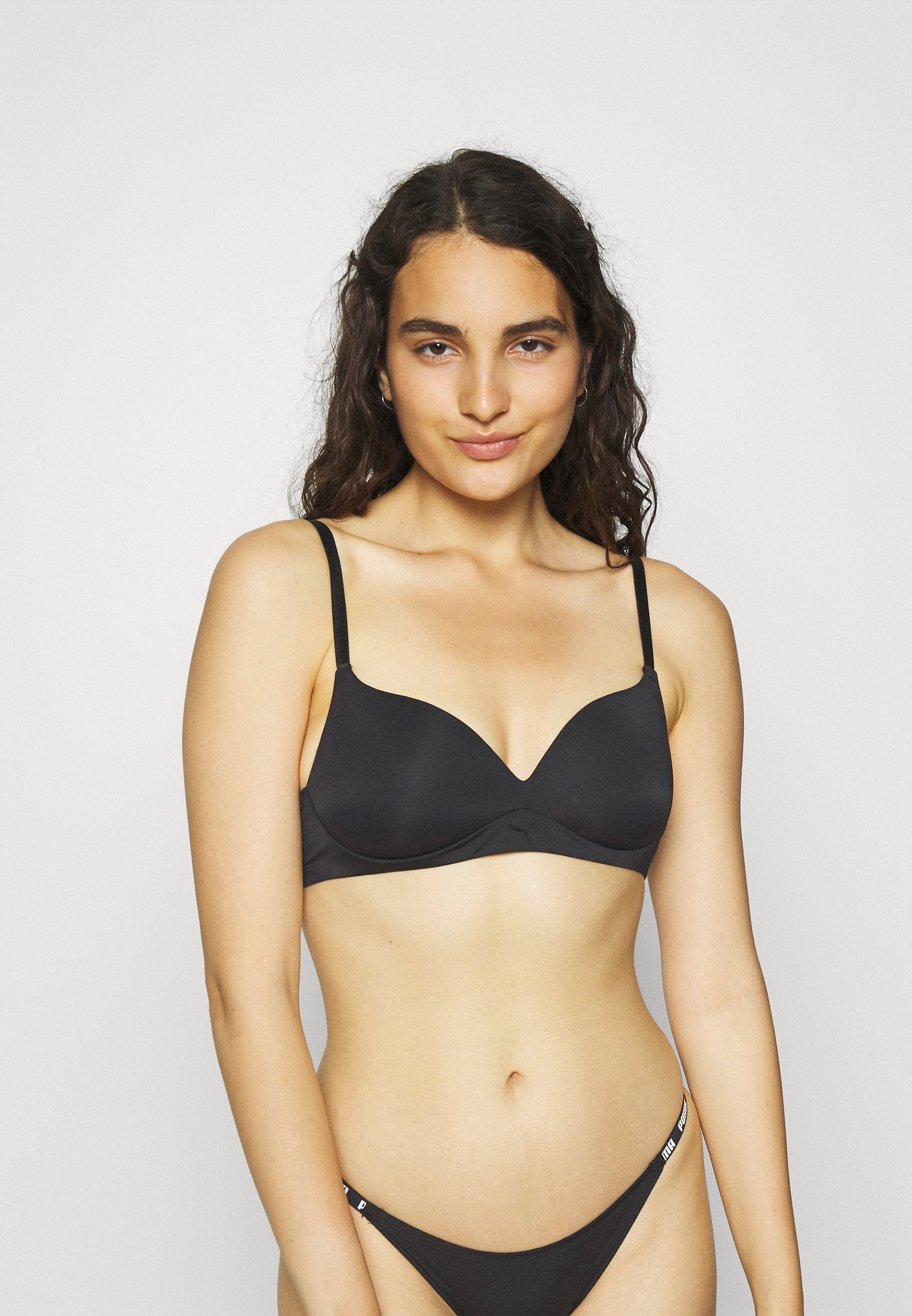 Puma | Soft Non Wired Bra | Black