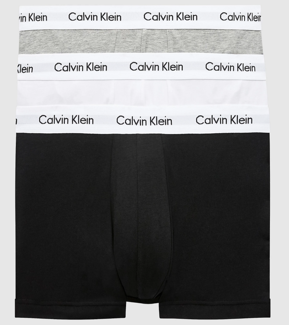 Calvin Klein | Men's 3 Pack Cotton Stretch Trunks