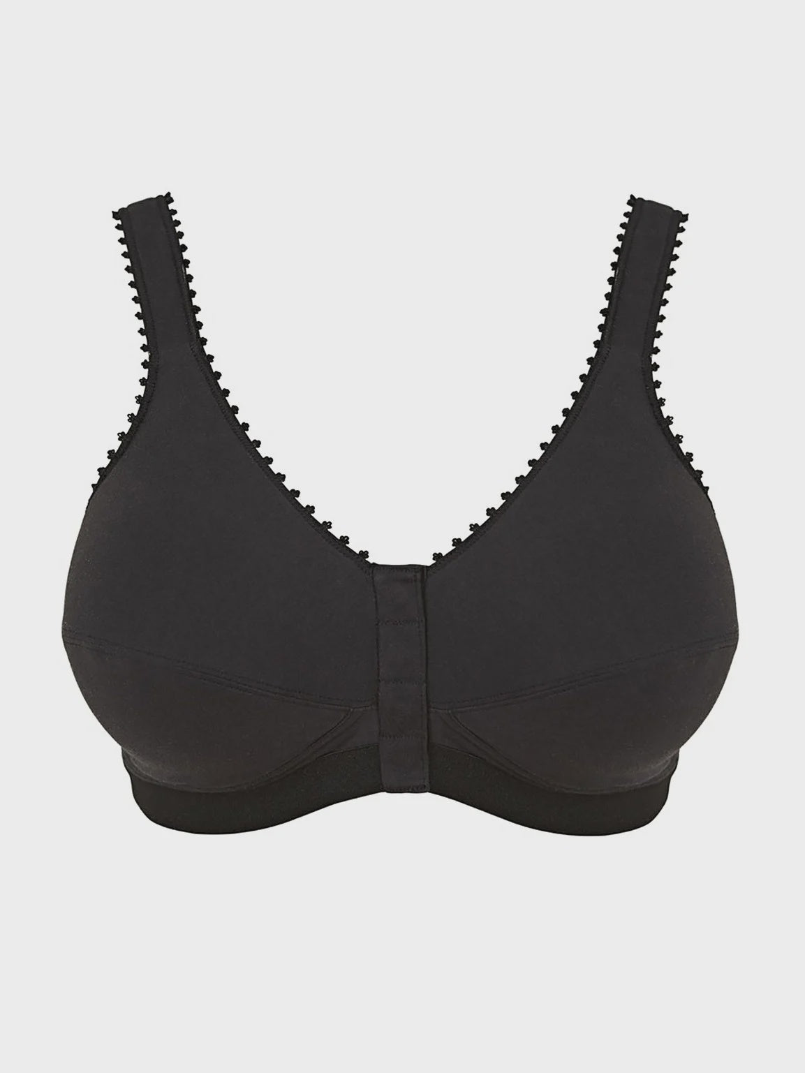 Royce | Front Fastening Comfi Bra | Black