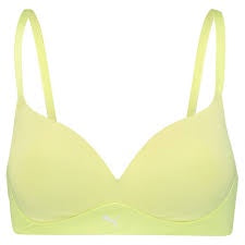 Puma | Soft Non Wired Bra | Yellow