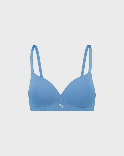 Puma | Soft Non Wired Bra | Blue